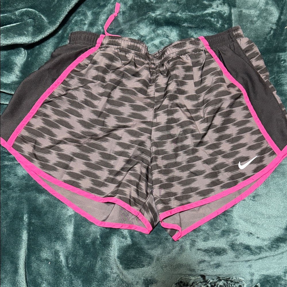 Nike Women's Athletic Shorts with Pink Trim